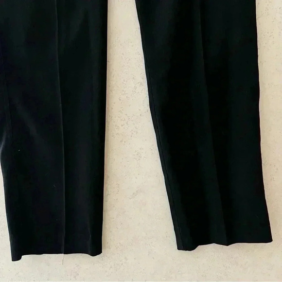 J. McLAUGHLIN 2 WOMENS BLACK STRETCH CAREER TEACHER CASUAL POCKETS BUTTON PANTS - Picture 4 of 9